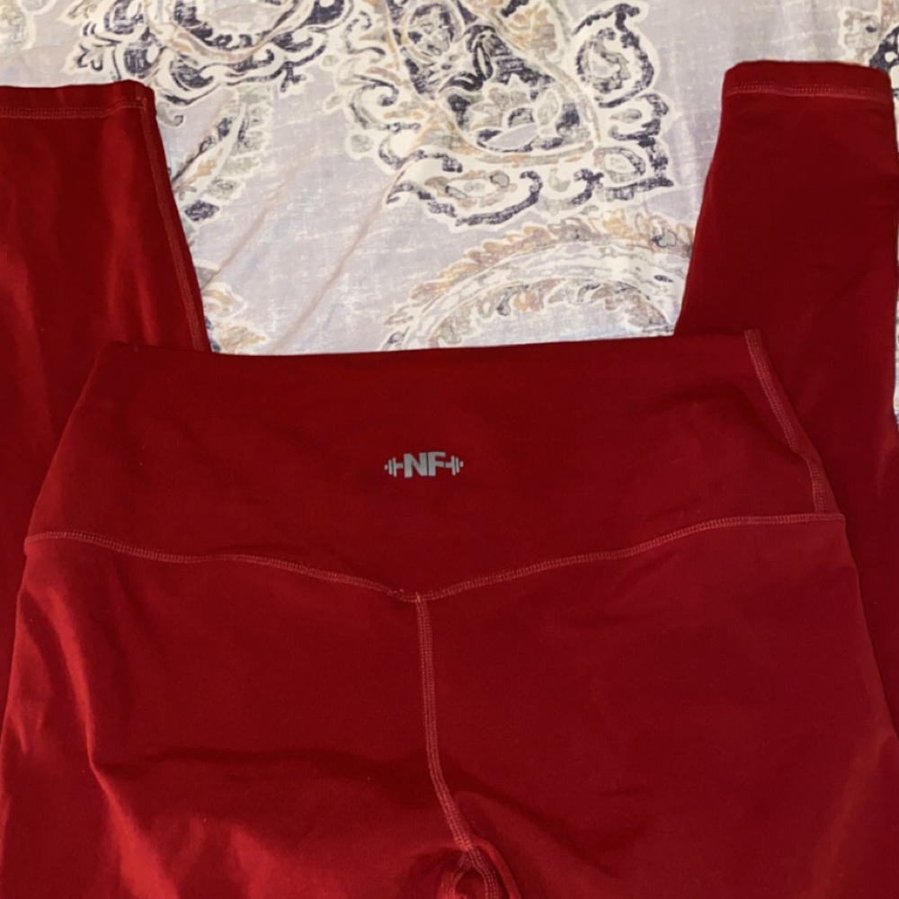Red NASTY FIT leggings